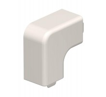 Крышка плоского угла кабельного канала WDK 20x20 мм (ПВХ,кремовый) (WDK HF20020CW)  6161200  OBO Bettermann