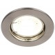 Светильник точечный встраиваемый под лампу ST1 50Вт MR16 сатин никель штампованный  C0043800  ЭРА