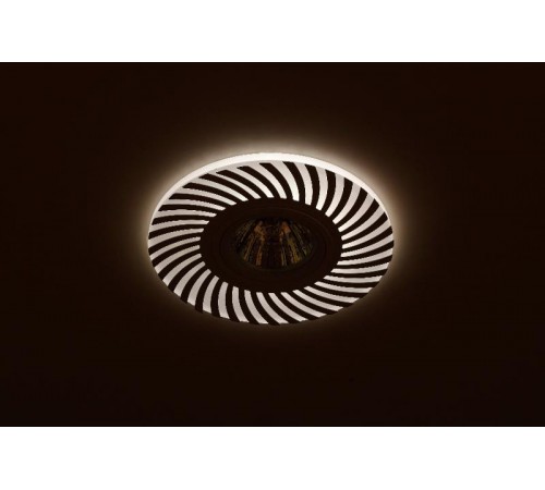 Светильник светодиодный DK LD32 BK /1 декор cо светодиодной подсветкой MR16 220V max 11W черный  Б0046908  ЭРА