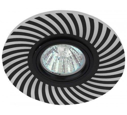 Светильник светодиодный DK LD32 BK /1 декор cо светодиодной подсветкой MR16 220V max 11W черный  Б0046908  ЭРА