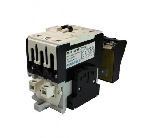 ПМ12-063201 УХЛ4 В, 110В/50Гц, 2з+2р, 63А, нереверсивный, с реле РТТ-231 53,5-63,0А, IP00, пускатель электромагнитный (ЭТ)  ET007031  Электротехник