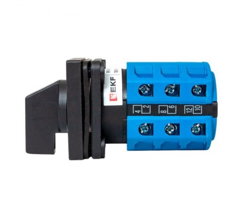 Переключатель кулачковый ПК-1-43 25А 3P "1-0-2" IP65  pk-1-43-25-65  EKF