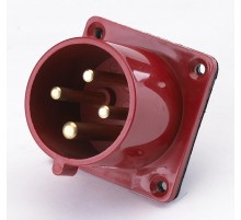 Вилка для скрытой проводки 614 3Р+РЕ 16А 380В IP44 В  26060DEK  DEKraft