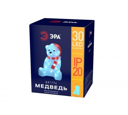 Фигура светодиодная  Медведь, ENIOF - 13  , 220V (4/64)  Б0047975  ЭРА