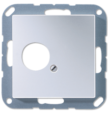 Крышка для 2-х гнезд; алюминий  A562AL  Jung