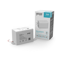Блок питания Basic 12V 5W IP67 1/250  BT520  Gauss