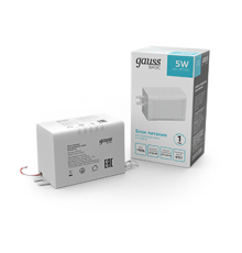 Блок питания Basic 12V 5W IP67 1/250  BT520  Gauss