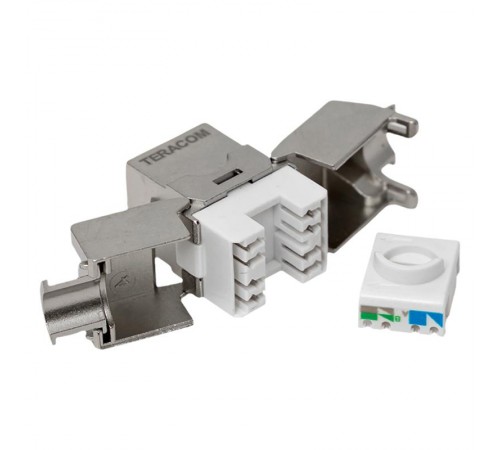 Модуль Keystone TERACOM PRO Cat.5E экранированный STP 110 IDC 180 градусов самозажимной  TRP-KSTN-T180D-5ESTP  EKF