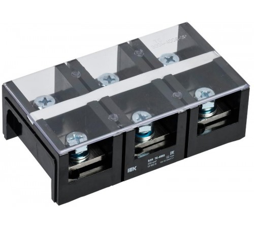 Блок зажимов БЗН ТВ-604 6 мм2 60A 4 пары  YZN41-04-006-K02  IEK