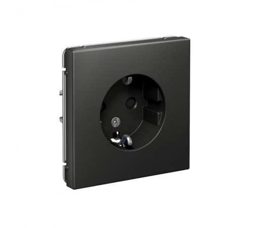 ArtGallery Базальт Розетка с заземлением, со шторками, 16А, механизм  GAL001445  SE