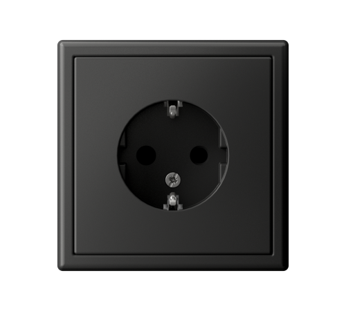 ArtGallery Базальт Розетка с заземлением, со шторками, 16А, механизм  GAL001445  SE