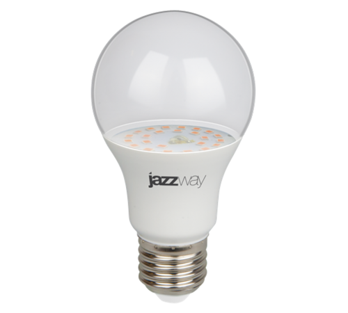 Лампа светодиодная LED PPG A60 Agro 9w CLEAR E27 IP20 ( для растений)  .5008946  Jazzway