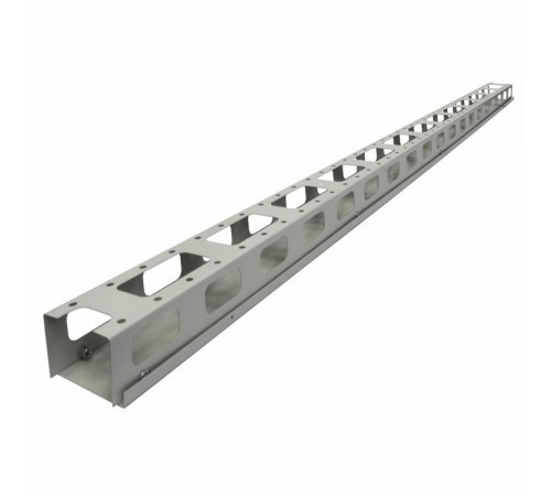 Вертикальный кабельный органайзер 42U, Standart с крышкой, ширина 100мм  04-2640  REXANT