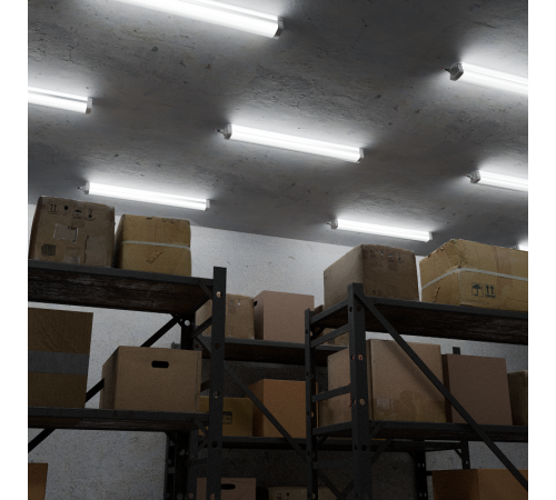 Светильник LED  IP65 605*60*56мм 18Вт 1800lm 4000К UNIVERSAL матовый с БАП 90 мин 1/20  843424218A  Gauss