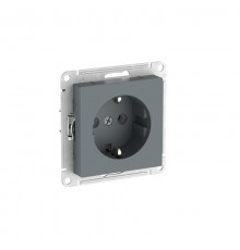 AtlasDesign Грифель Розетка с заземлением, 16А, механизм, быстрозажимные клеммы  ATN000743S  SE