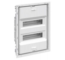 Шкаф внут. монтажа 24М без двери с самозаж. клем. N/PE UK624NB  2CPX031375R9999  ABB