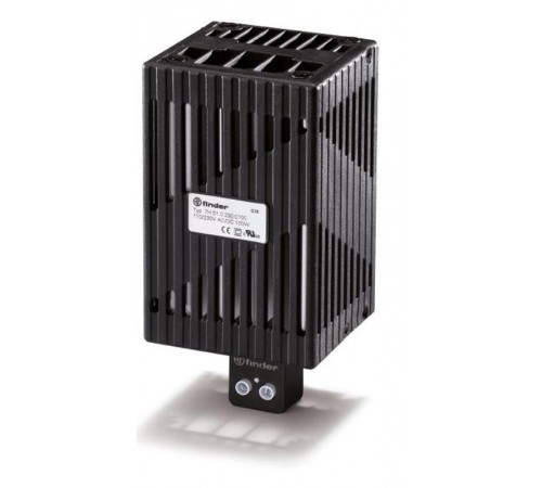 Щитовые электронагреватели; электропитание 110...250В AC/DC; тепловая мощность 100Вт; установка на рейку 35мм  7H5102300100  Finder