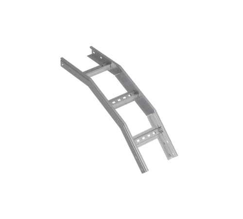 Угол лестничный вертикальный внешний 45 гр. 50х400х1,2 мм R600 N  LVL45-50-400-1.2-R600 N  КМ-профиль