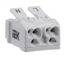 Клемма пружинная соединительная КСП2-L+N  UKZ-B06-2P-F0-E0-10  IEK