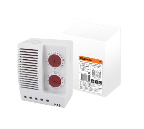 Гигротерм электронный ГТЭН-03 230В от 0 до +60 °C / от 50 до 90% RH  SQ0832-0028  TDM
