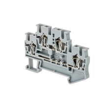 Клемма пружинная двухуровневая, 2.5 мм2, серая MTS-D2.5  88307  ОВЕН