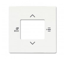 6109/03-884-500 Накладка на терморегулятор, белый бархат2CKA006155A0064 ABB