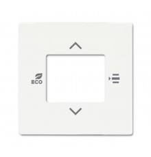 6109/03-884-500 Накладка на терморегулятор, белый бархат2CKA006155A0064 ABB