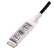 Мини-контроллер для светодиодной ленты LED RGB 12В/144Вт белый 3 штуки в упаковке  1003614  Jazzway