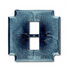 1713 Цоколь для монтажной коробки скрытой установки 1705 U-101, для 2-модульных разъемов Jack 0210 и 0211  1764-0-0257  2CKA001764A0257  ABB