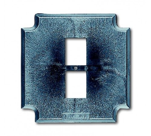 1713 Цоколь для монтажной коробки скрытой установки 1705 U-101, для 2-модульных разъемов Jack 0210 и 0211  1764-0-0257  2CKA001764A0257  ABB