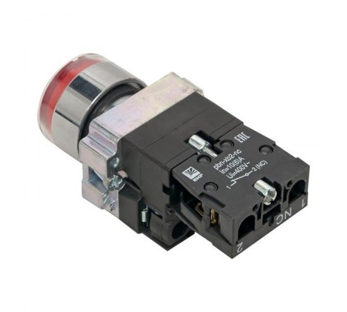 Кнопка BA42 с подстветкой 230В красная NC EKF PROxima  xb2-bw42-230  EKF
