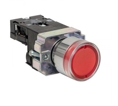 Кнопка BA42 с подстветкой 230В красная NC EKF PROxima  xb2-bw42-230  EKF