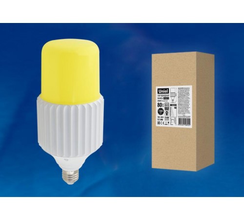Лампа светодиодная промышленная LED-MP200-80W/4000K/E40/PH ALP06WH LED мощная, удаленный люминофор. 4000К  UL-00004080  Uniel