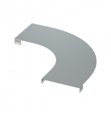 Крышка на угол горизонтальный 90 градусов, осн.500, R=600мм, цинк-ламельная в компл. с креп. эл. и соед. пластинами,  LK0056KZL  DKC