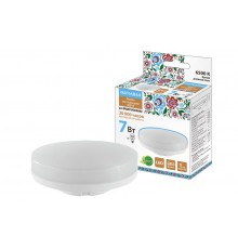 Лампа светодиодная GX53-7 Вт-230 В-6500 К-Э, h=26 мм, Народная  SQ0340-1554  TDM