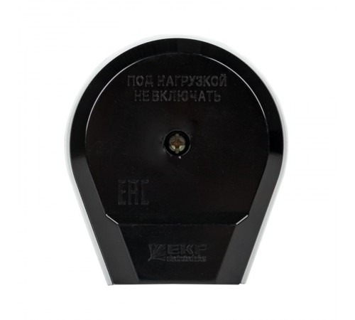 Вилка для разъема РШ-ВШ 32А 250В 2P+PE карболитовая черн.  AS-250-B-02  EKF