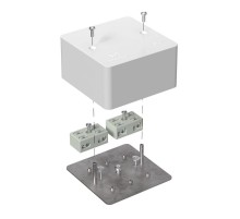 Коробка огнестойкая распределительная для кабель-канала 40-0460-FR6.0-4-4-Р Е15-Е60 85х85х45 IP42 разветвительная 40-0460-FR6.0-4-4-Р  Промрукав