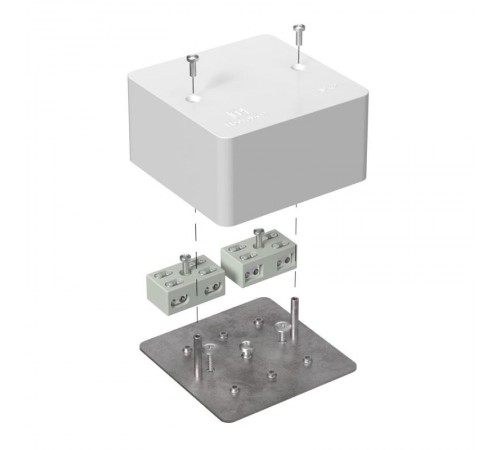 Коробка огнестойкая распределительная для кабель-канала 40-0460-FR6.0-4-4-Р Е15-Е60 85х85х45 IP42 разветвительная 40-0460-FR6.0-4-4-Р  Промрукав