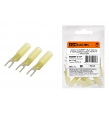 Наконечник НВИ-Т 6,0-5 вилка в термоусаживаемой манжете (100шт)  SQ0589-0107  TDM