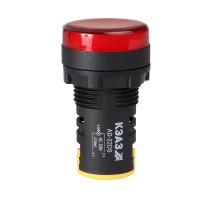 Лампа AD22DS(LED) матрица D22мм красный 24В AC/DC  303939  КЭАЗ