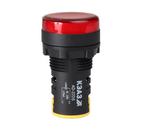 Лампа AD22DS(LED) матрица D22мм красный 24В AC/DC  303939  КЭАЗ