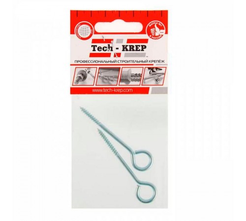 Шуруп-кольцо 4,0х50 (2шт) - пакет  103894  Tech-KREP