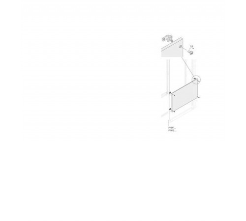 Панель глухая H=300мм W=400мм1STQ007470A0000  ABB