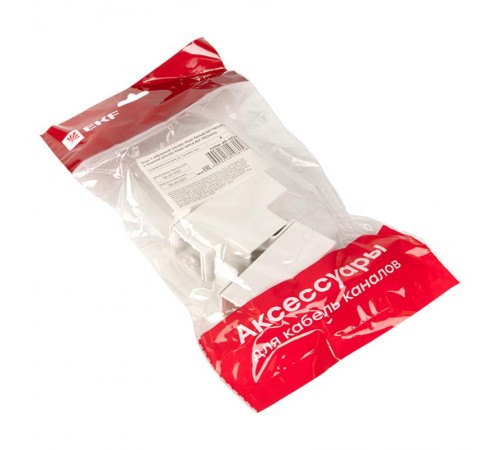 Угол T-образный (25х25) (4 шт) Plast EKF PROxima Белыйtchw-25-25x4EKF