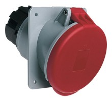 Розетка панельная с угловым унифицированным фланцем 463RAU6, 63A, 3P+N+E, IP44, 6ч  2CMA167430R1000  ABB