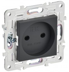 SKANDY Розетка без з/к с з/ш 10А SK-R01T титан  SK-R13-10-K48  IEK