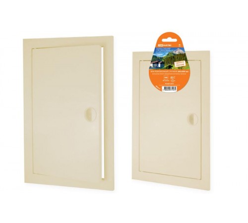 Люк ревизионный с ручкой 200х400, слоновая кость  SQ1807-0433  TDM