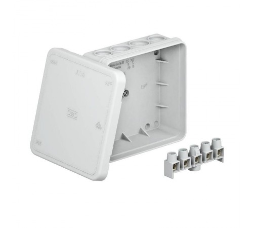 Коробка распределительная A14, 100x100x40 мм, с клеммой (A 14 5)  2000382  OBO Bettermann