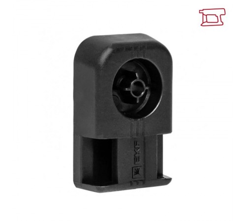 Площадка под стяжку для прямого монтажа черная (100 шт) PROxima  pdm-b  EKF