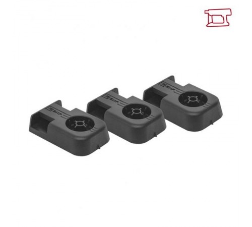 Площадка под стяжку для прямого монтажа черная (100 шт) PROxima  pdm-b  EKF